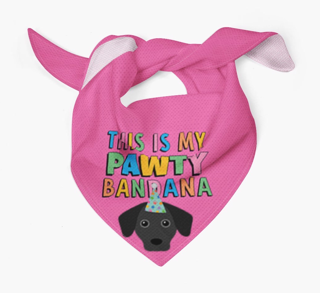 This Is My Pawty Bandana: Personalized {breedFullName} Bandana