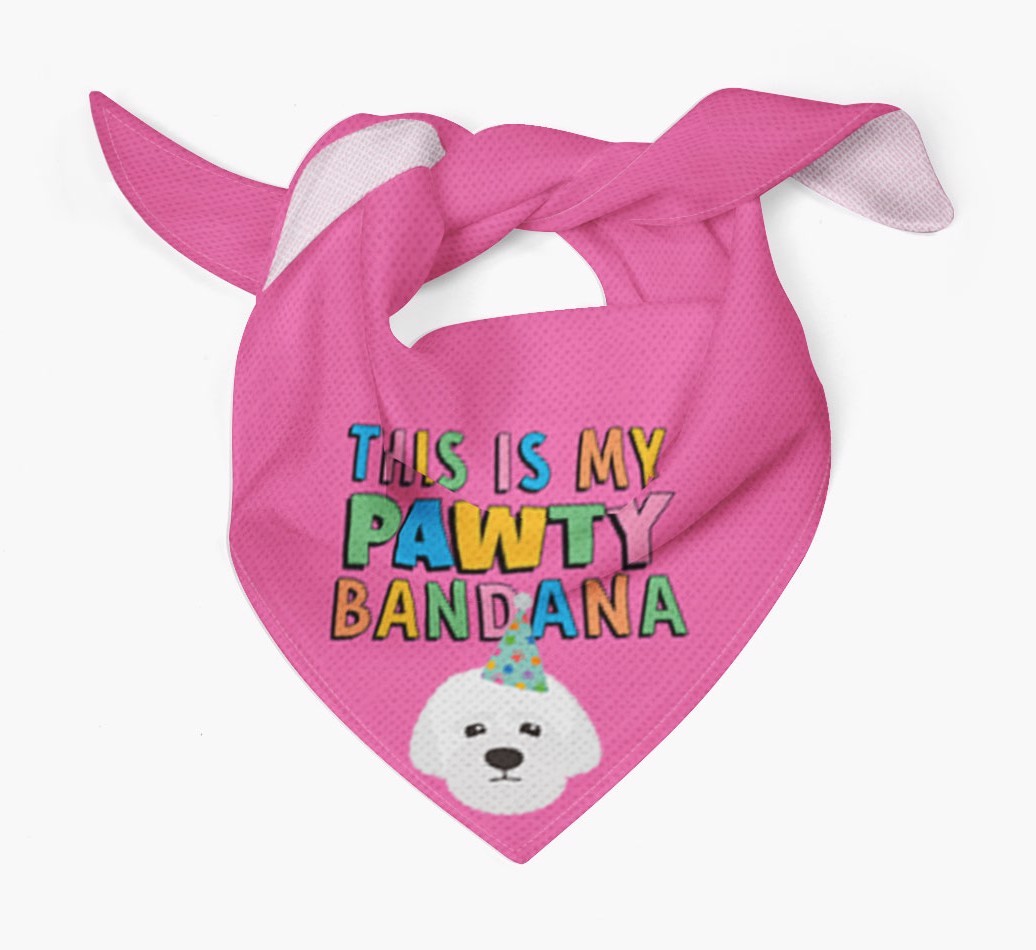 This Is My Pawty Bandana: Personalized {breedFullName} Bandana