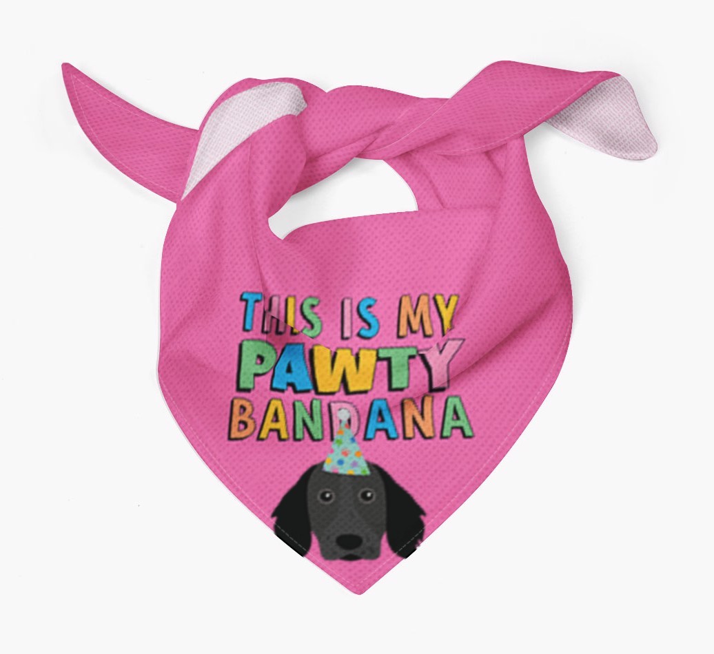 This Is My Pawty Bandana: Personalized {breedFullName} Bandana