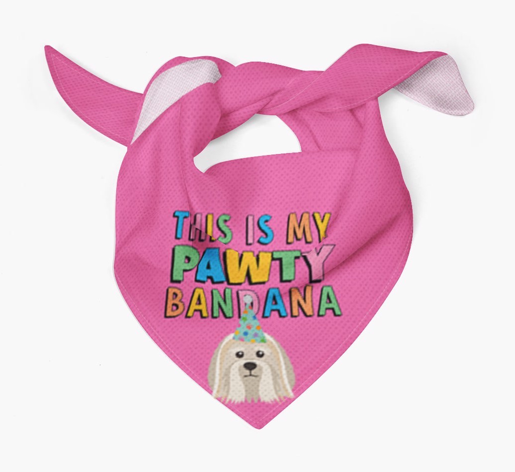 This Is My Pawty Bandana: Personalized {breedFullName} Bandana