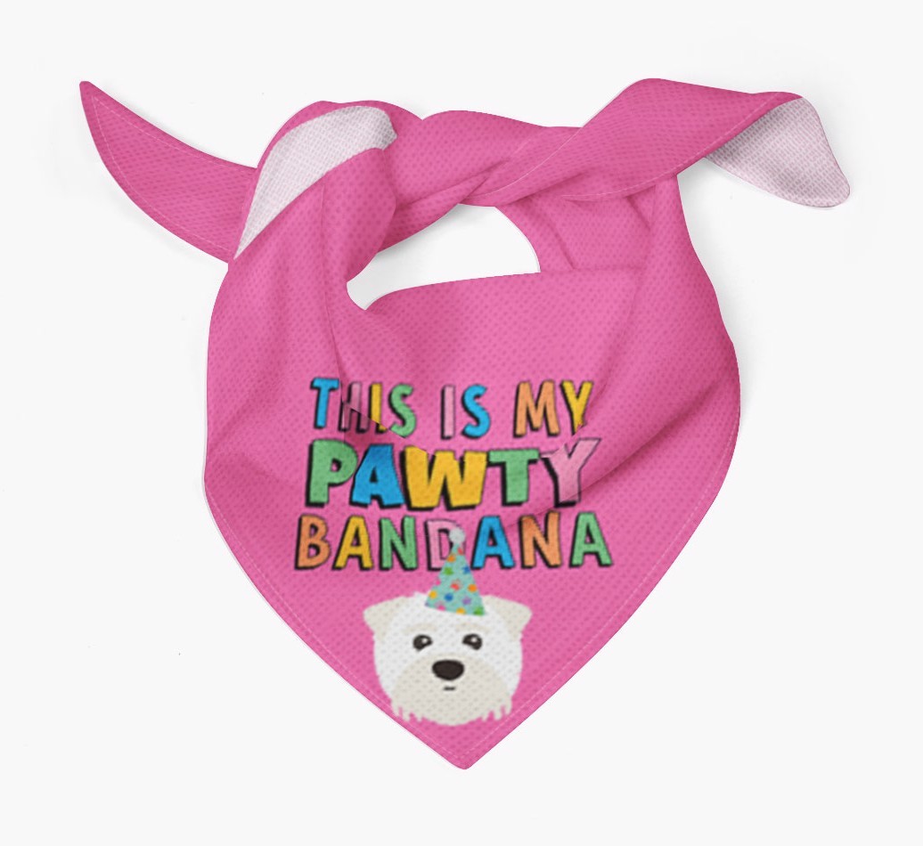 This Is My Pawty Bandana: Personalized {breedFullName} Bandana