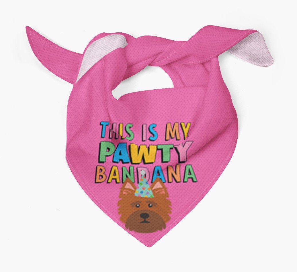 This Is My Pawty Bandana: Personalized {breedFullName} Bandana