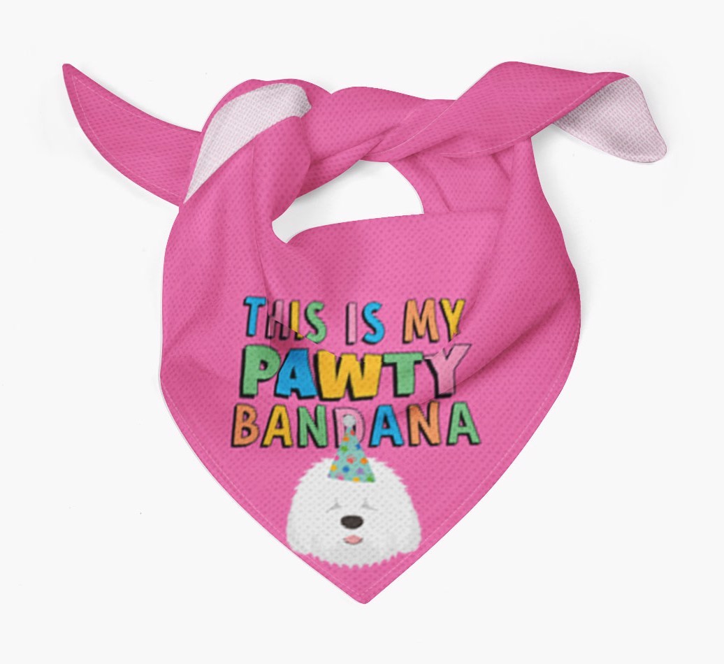 This Is My Pawty Bandana: Personalized {breedFullName} Bandana