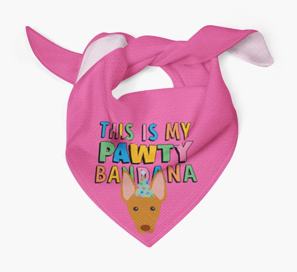 This Is My Pawty Bandana: Personalized {breedFullName} Bandana