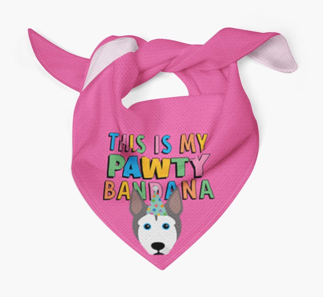 This Is My Pawty Bandana: Personalized {breedFullName} Bandana