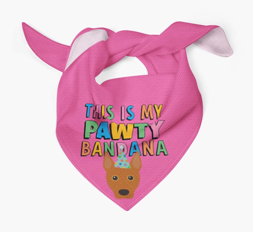 This Is My Pawty Bandana: Personalized {breedFullName} Bandana