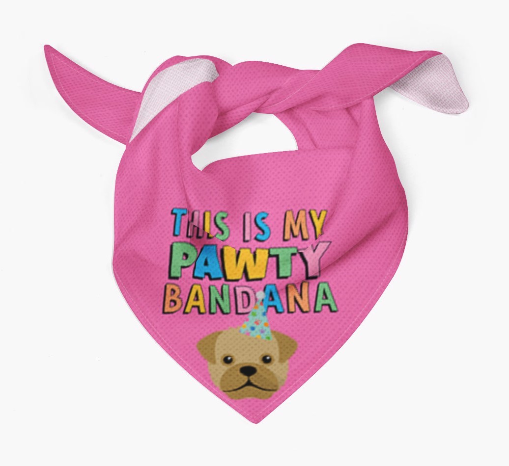 This Is My Pawty Bandana: Personalized {breedFullName} Bandana
