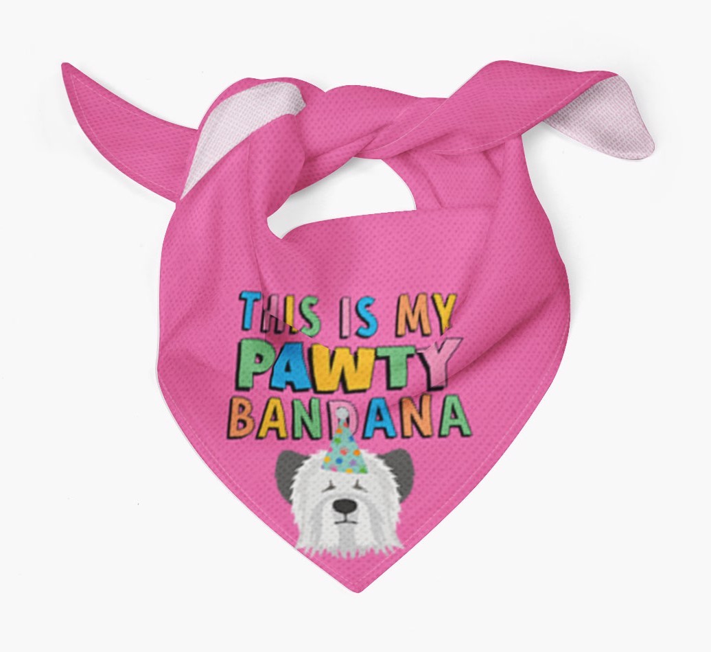 This Is My Pawty Bandana: Personalized {breedFullName} Bandana