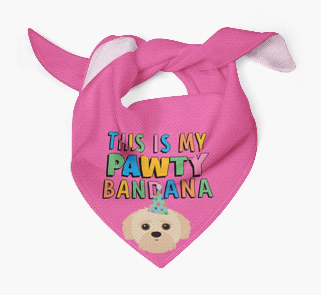 This Is My Pawty Bandana: Personalized {breedFullName} Bandana