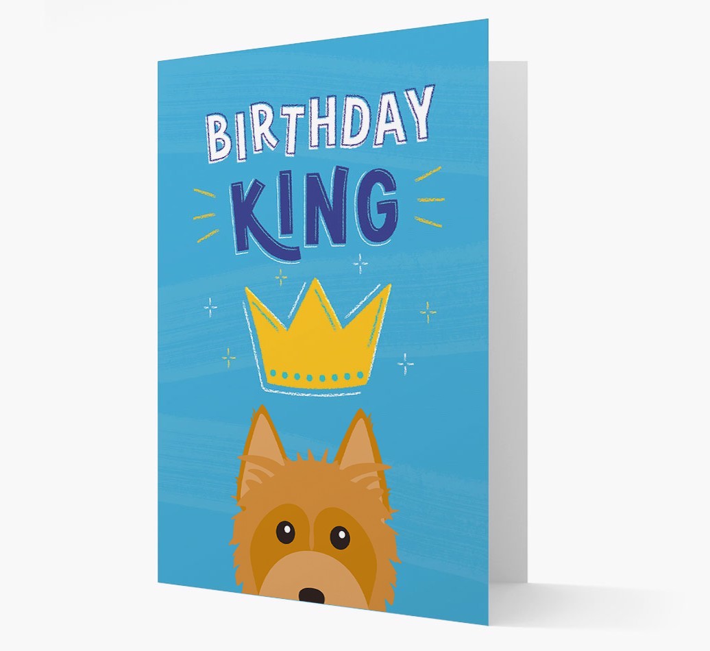 Birthday King: Personalized {breedFullName} Card