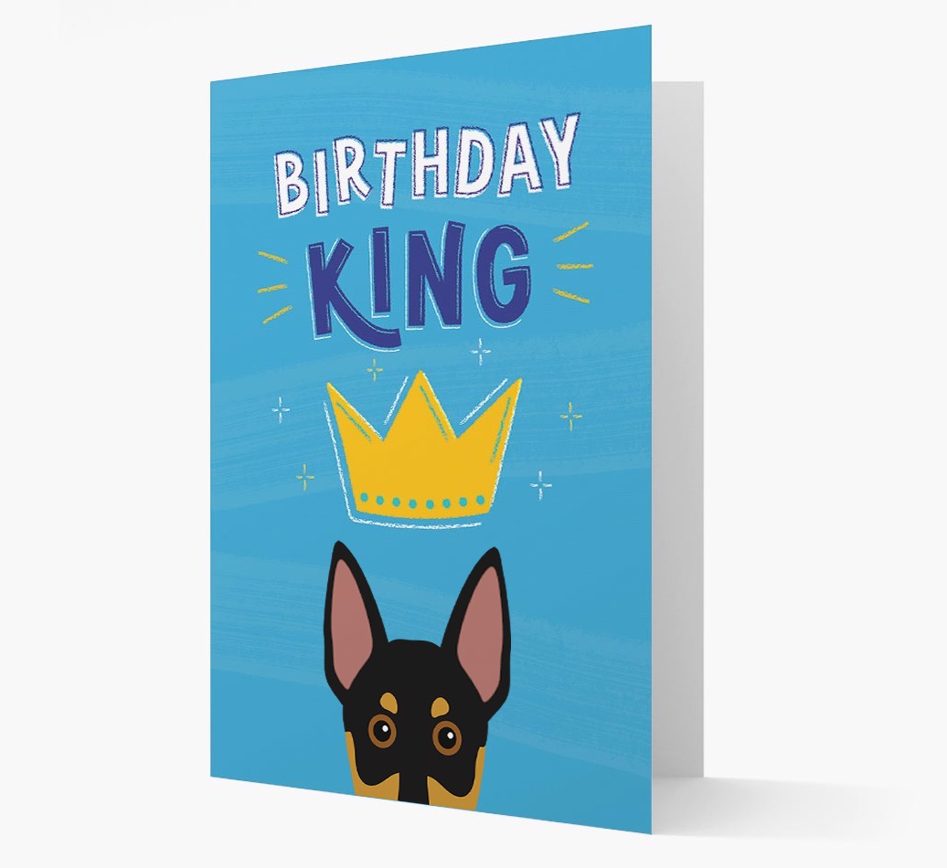 Birthday King: Personalized {breedFullName} Card