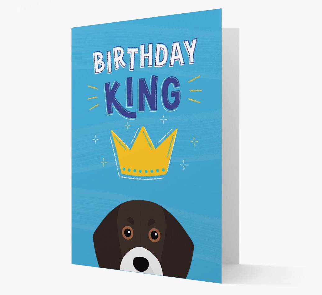 Birthday King: Personalized {breedFullName} Card
