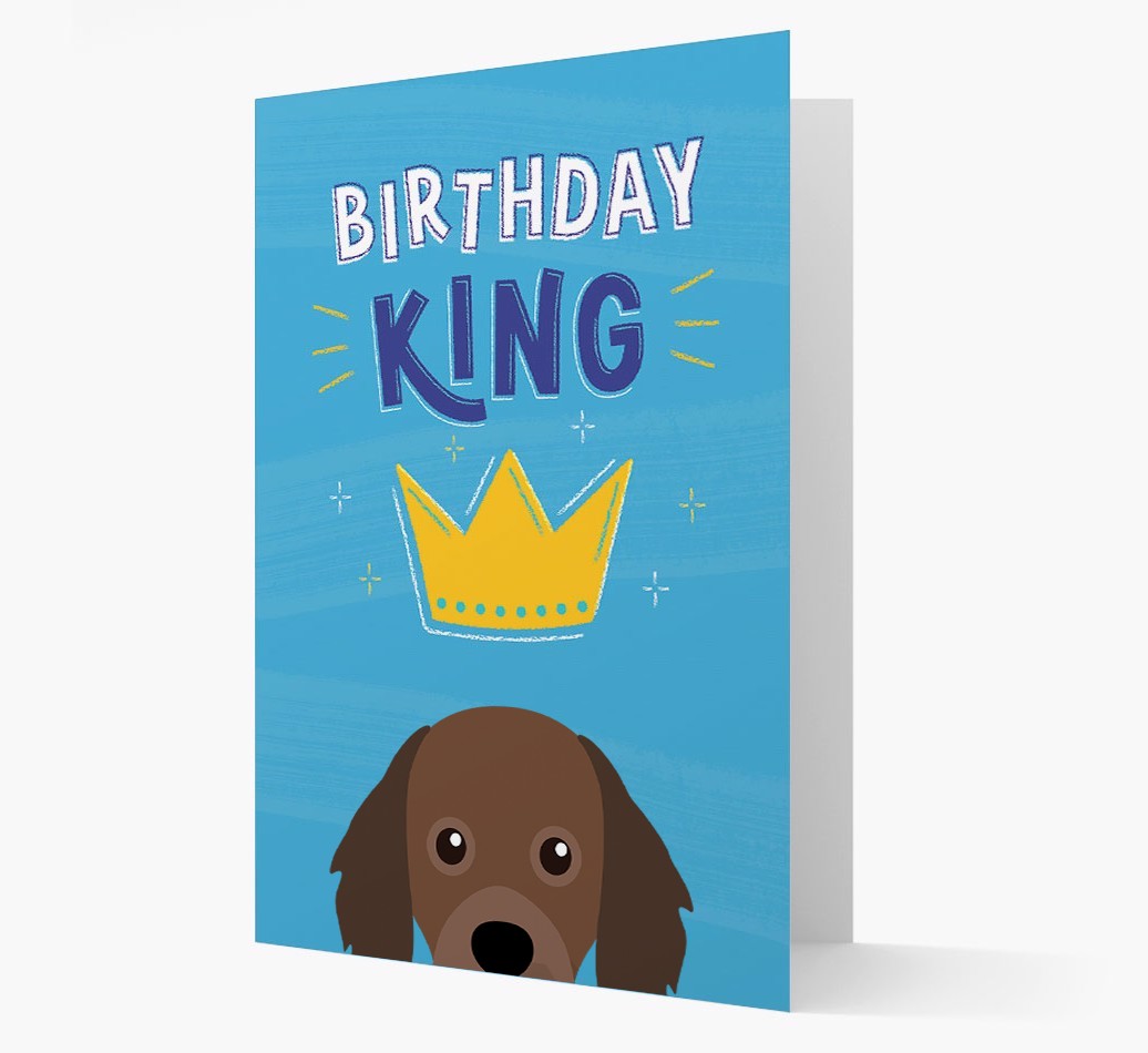 Birthday King: Personalized {breedFullName} Card