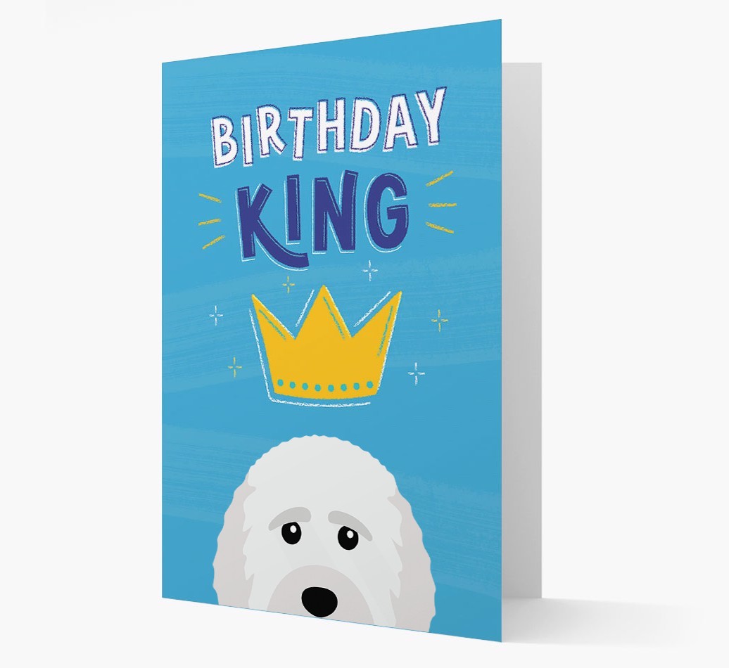 Birthday King: Personalized {breedFullName} Card