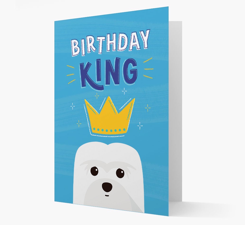 Birthday King: Personalized {breedFullName} Card