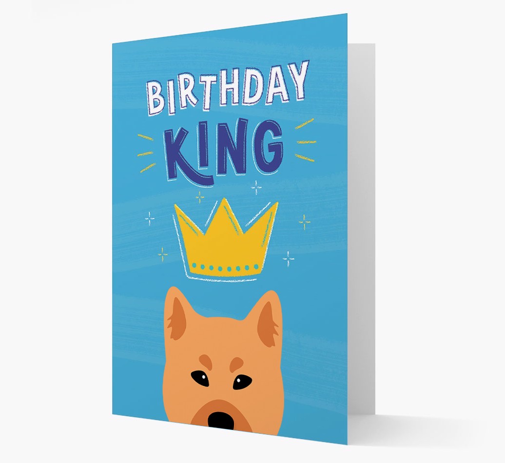 Birthday King: Personalized {breedFullName} Card