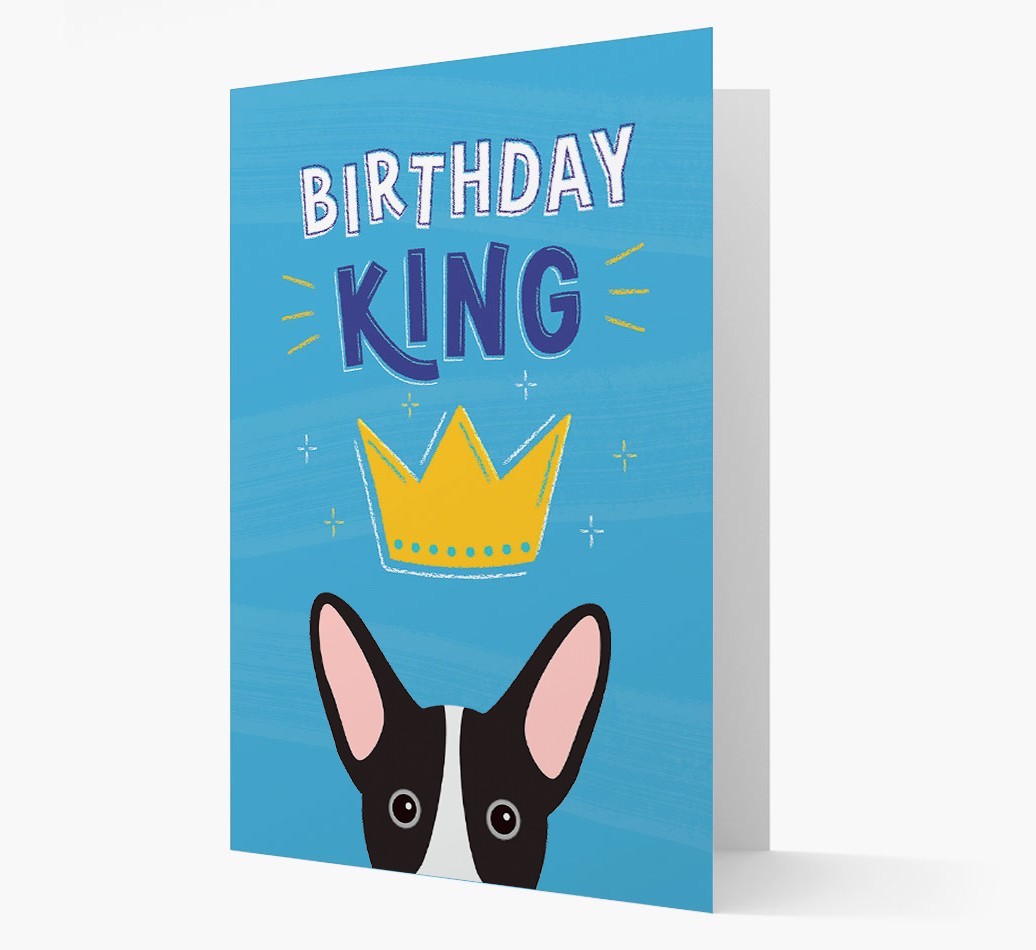 Birthday King: Personalized {breedFullName} Card