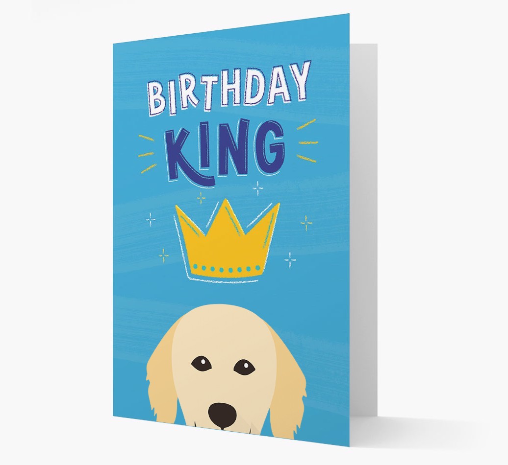 Birthday King: Personalized {breedFullName} Card