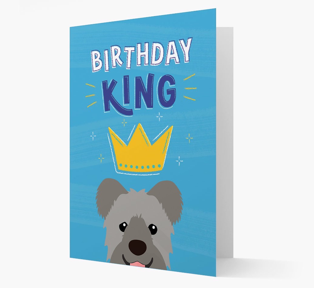Birthday King: Personalized {breedFullName} Card