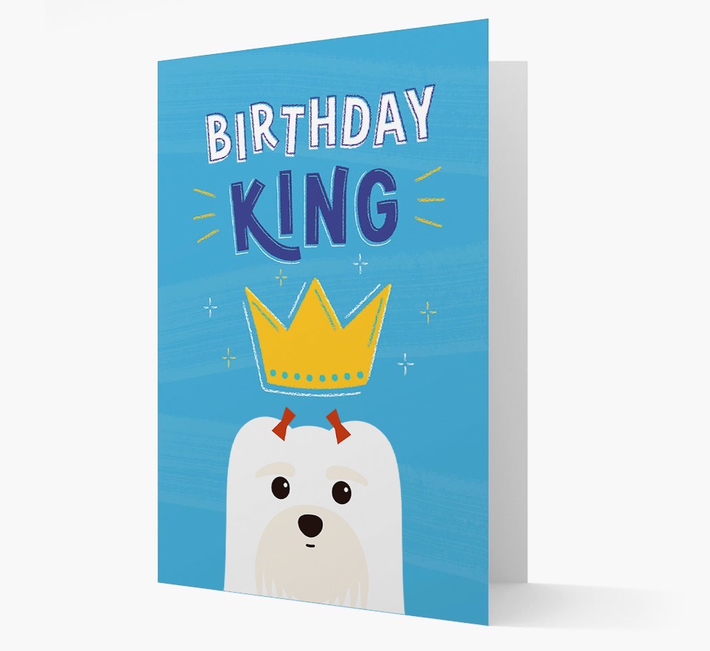 Birthday King: Personalized {breedFullName} Card