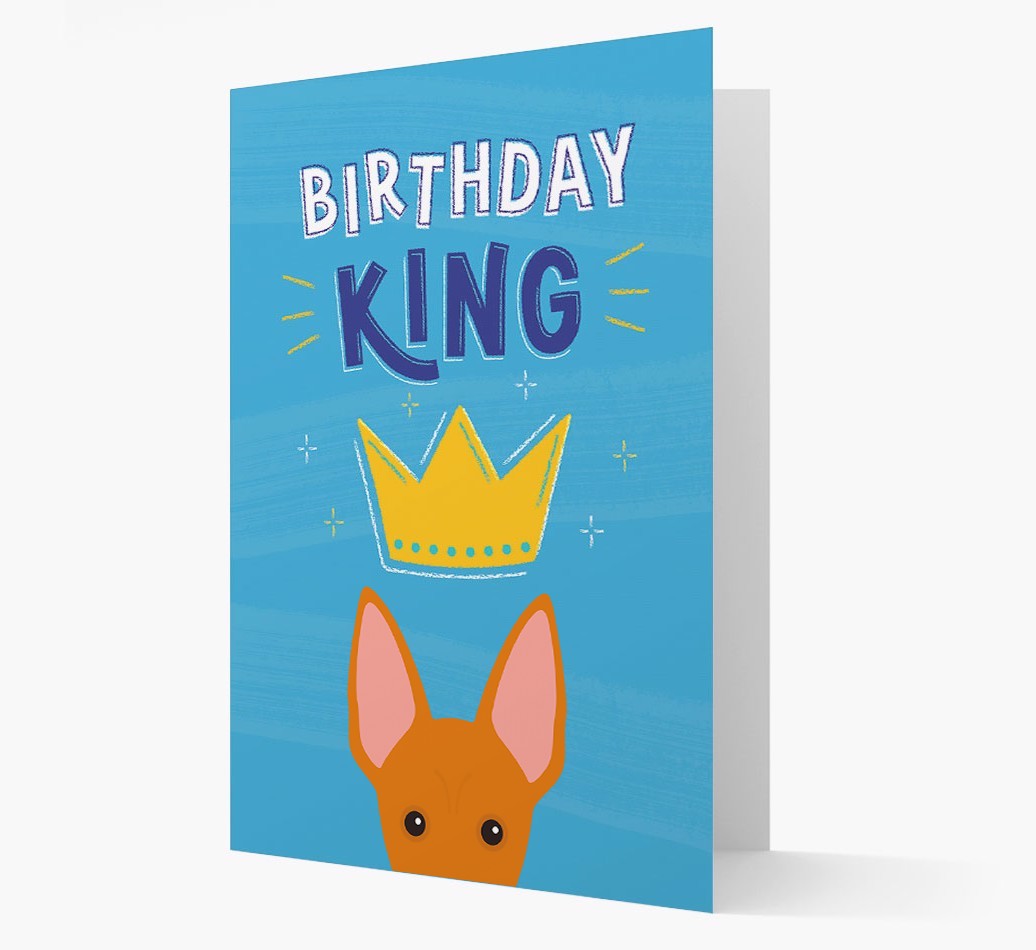 Birthday King: Personalized {breedFullName} Card