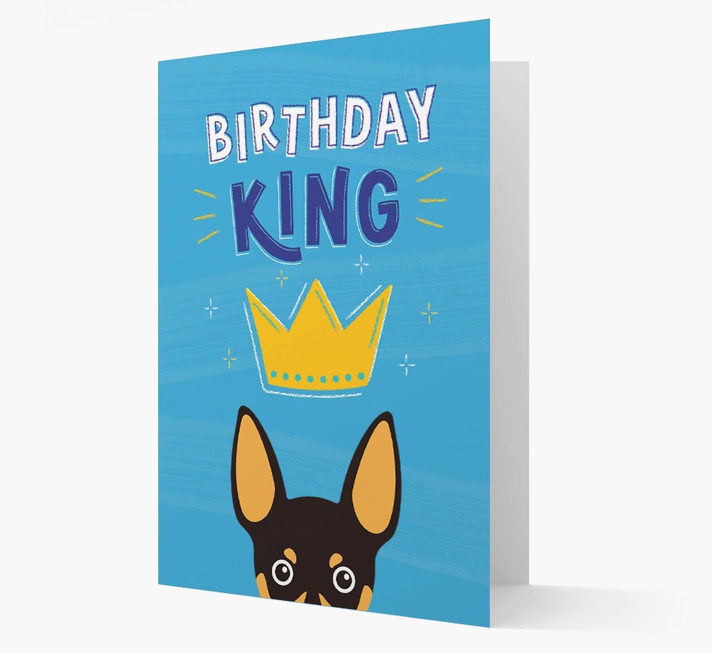 Birthday King: Personalized {breedFullName} Card