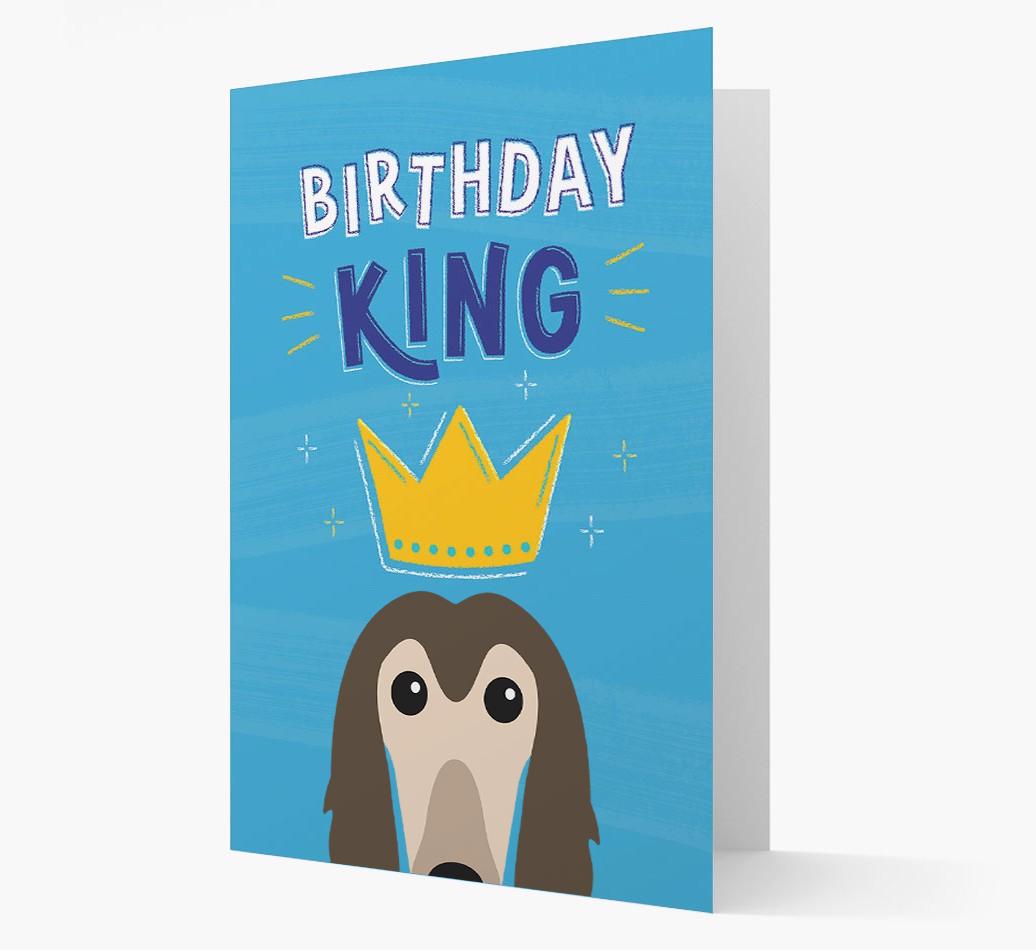 Birthday King: Personalized {breedFullName} Card