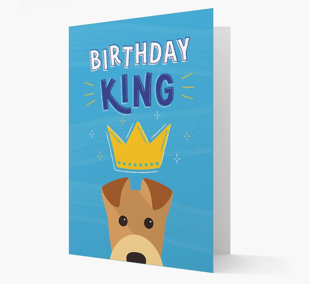 Birthday King: Personalized {breedFullName} Card