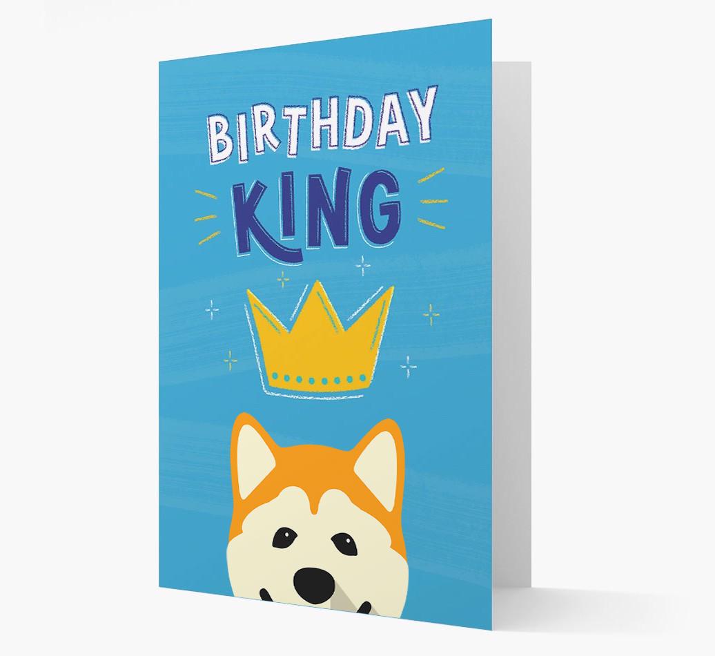 Birthday King: Personalized {breedFullName} Card