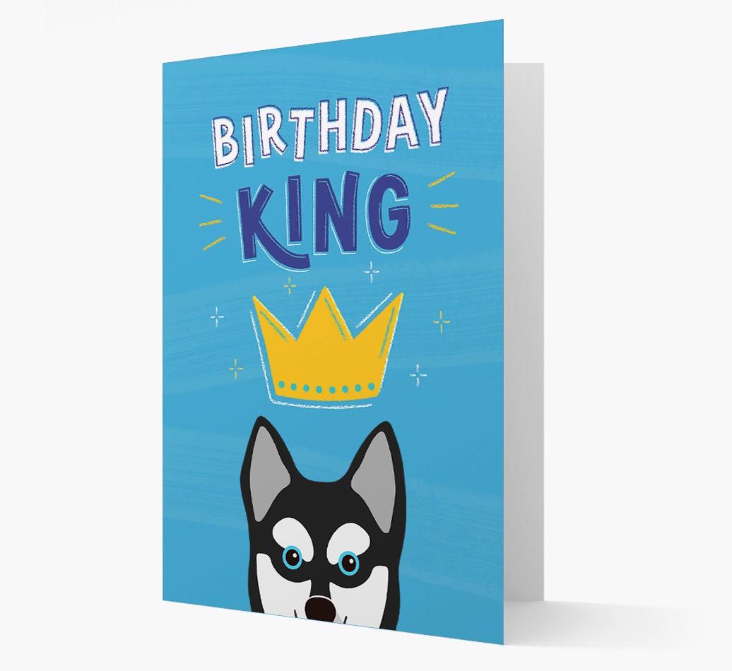 Birthday King: Personalized {breedFullName} Card