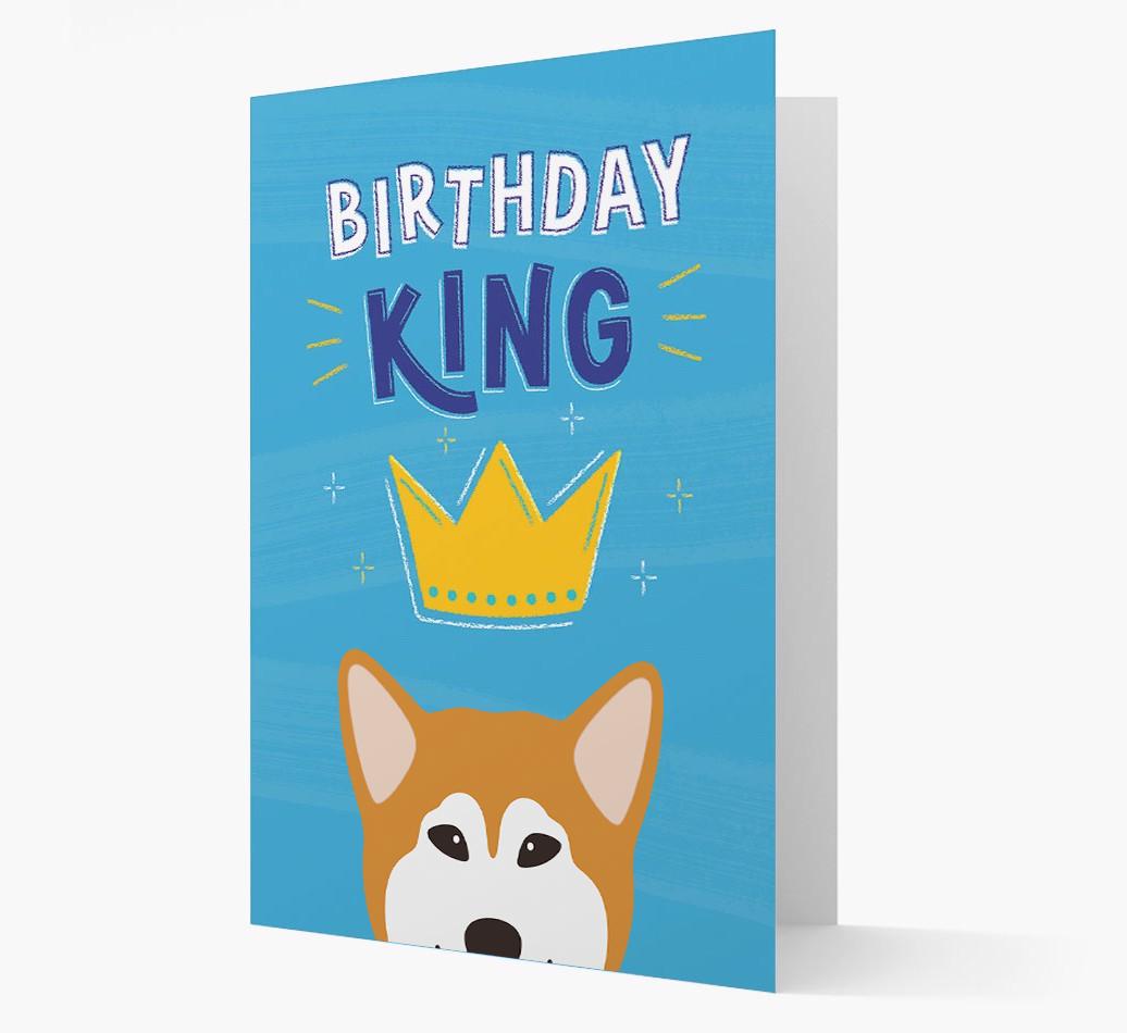 Birthday King: Personalized {breedFullName} Card