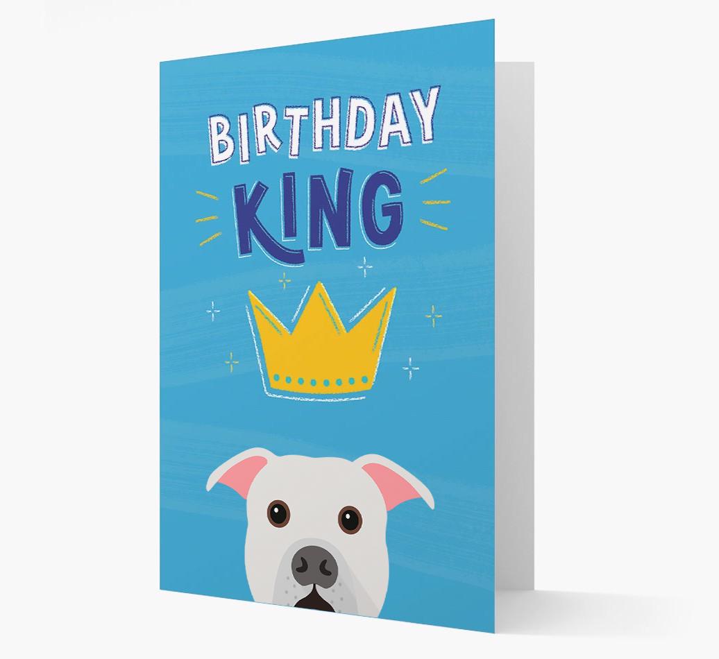 Birthday King: Personalized {breedFullName} Card
