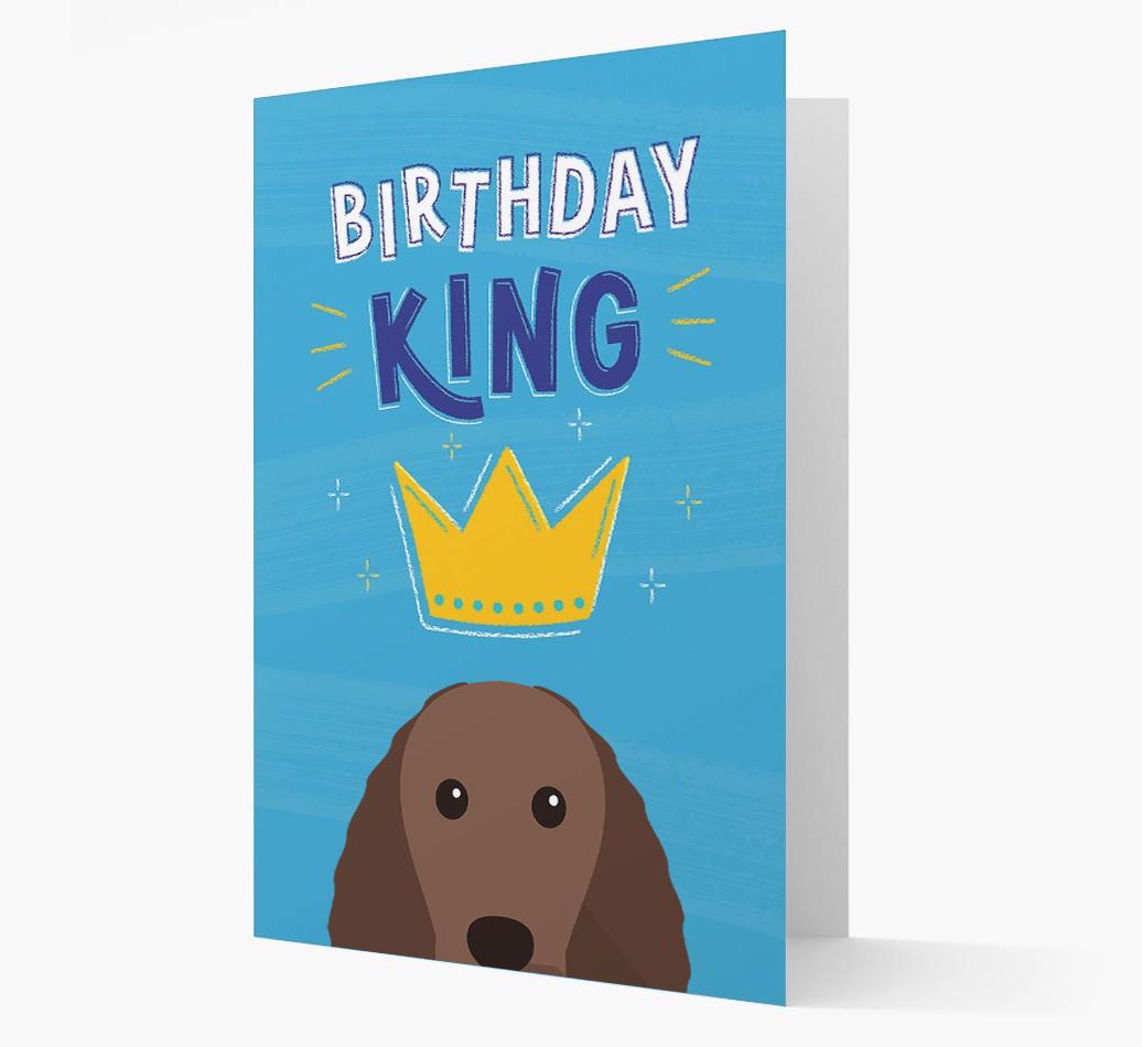 Birthday King: Personalized {breedFullName} Card