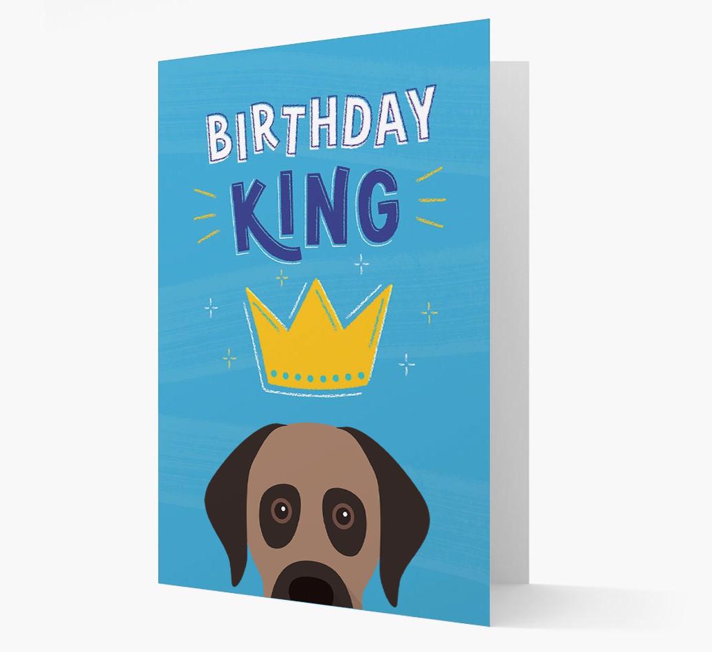 Birthday King: Personalized {breedFullName} Card