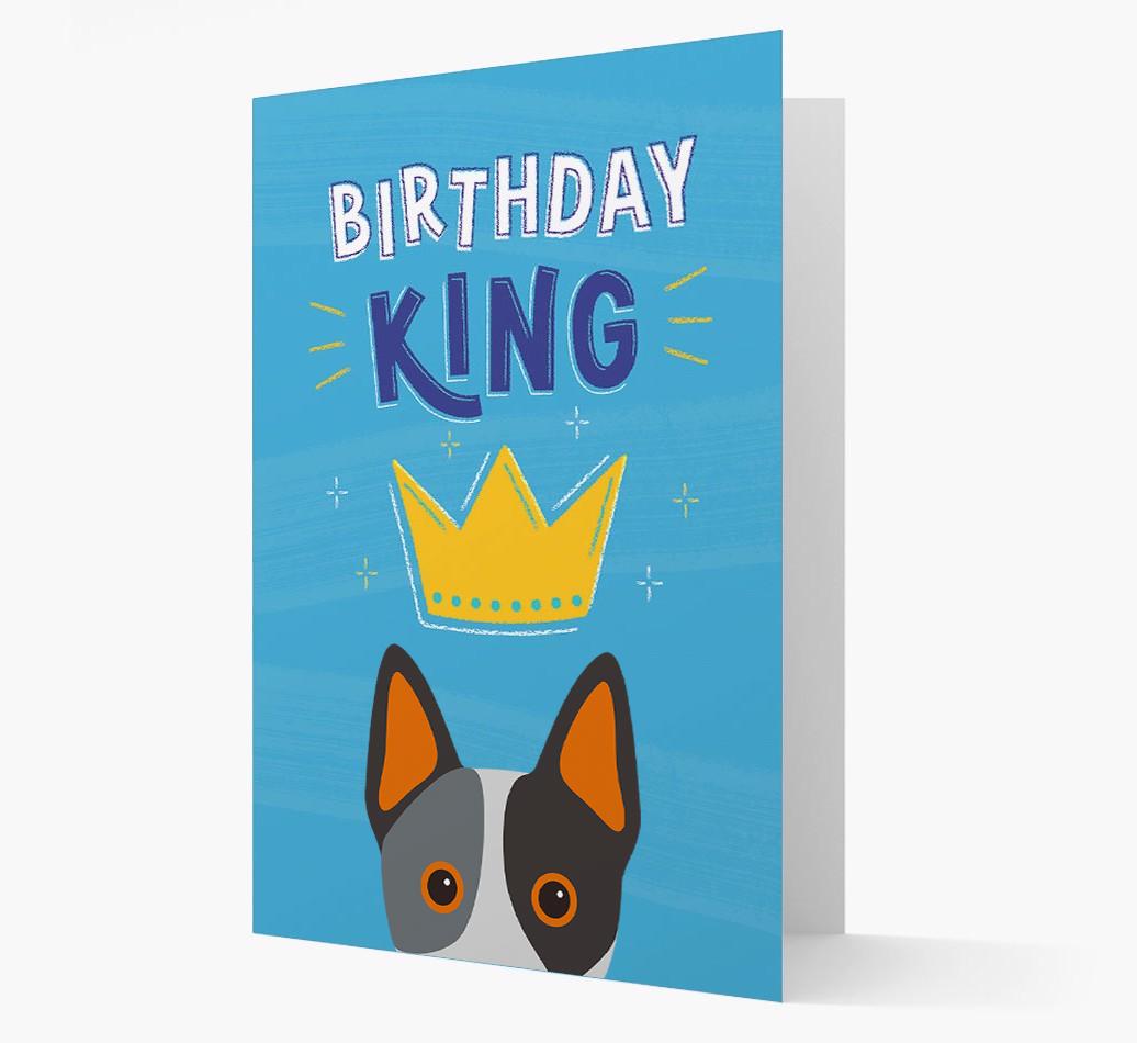 Birthday King: Personalized {breedFullName} Card