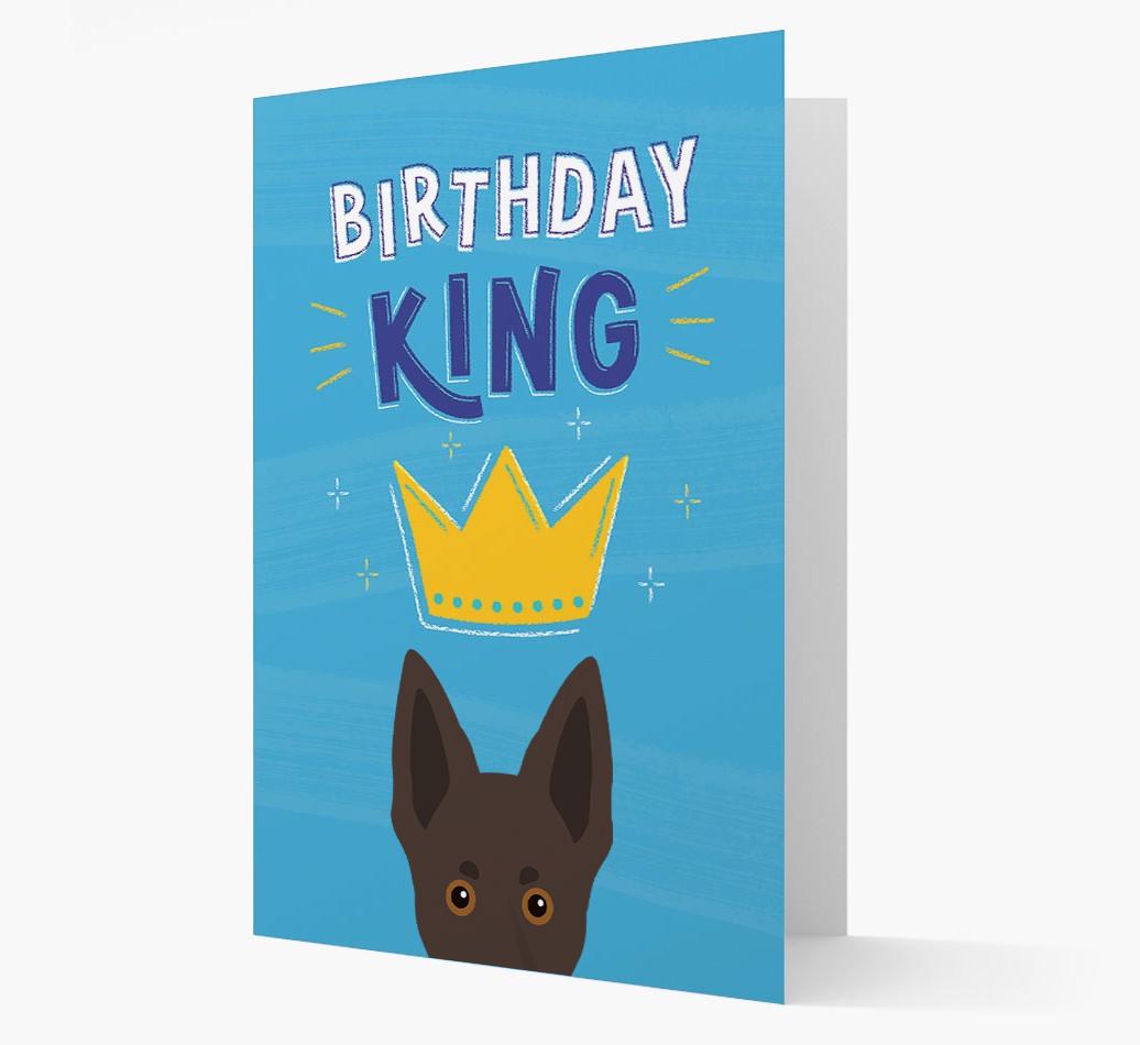 Birthday King: Personalized {breedFullName} Card
