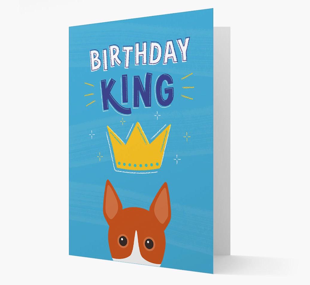 Birthday King: Personalized {breedFullName} Card