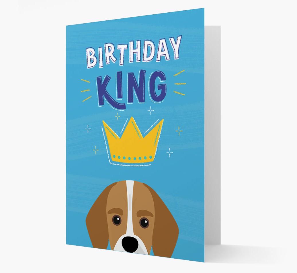 Birthday King: Personalized {breedFullName} Card