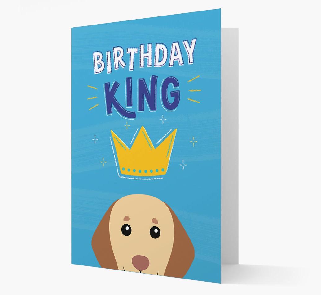 Birthday King: Personalized {breedFullName} Card