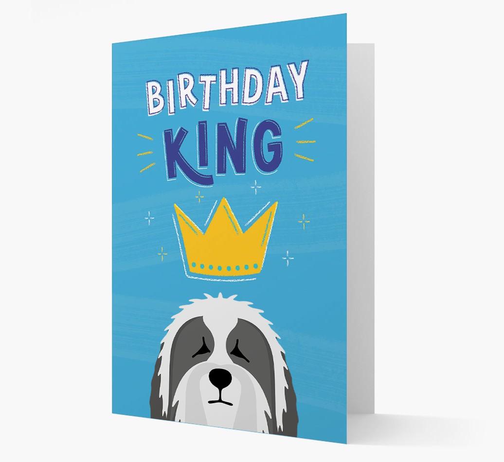 Birthday King: Personalized {breedFullName} Card