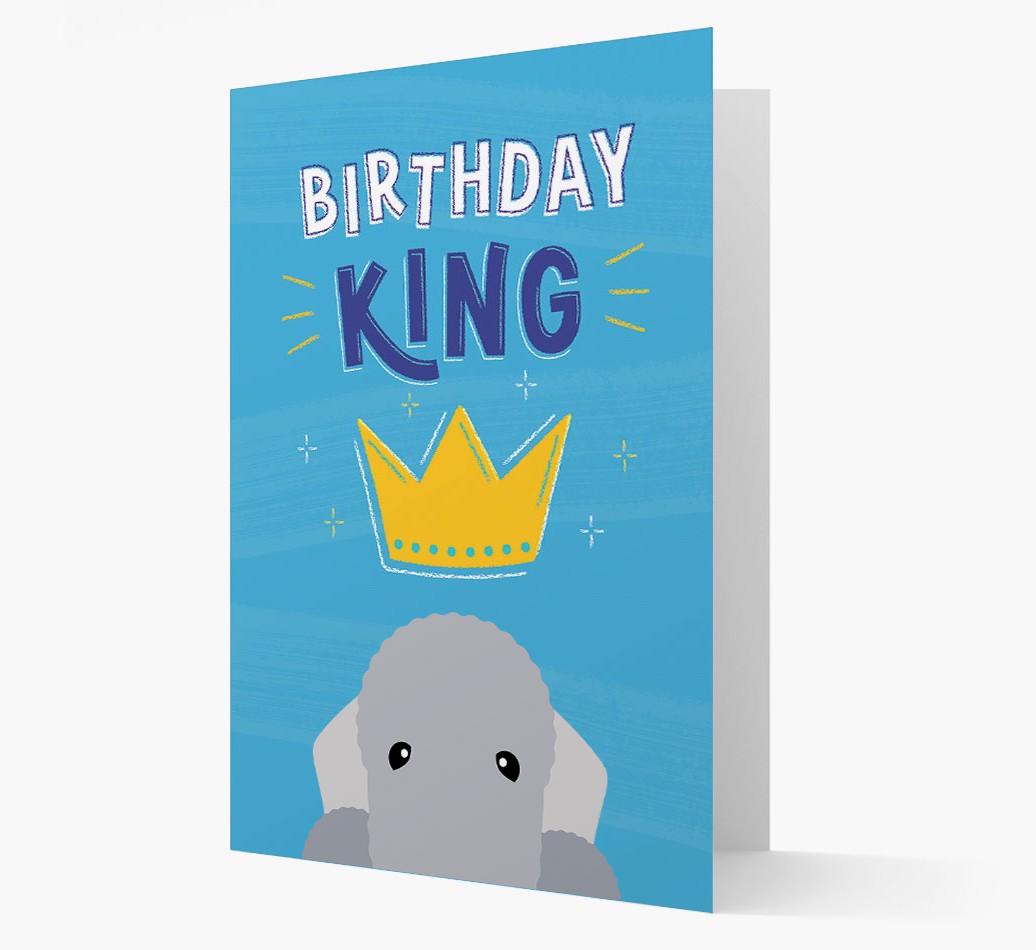 Birthday King: Personalized {breedFullName} Card