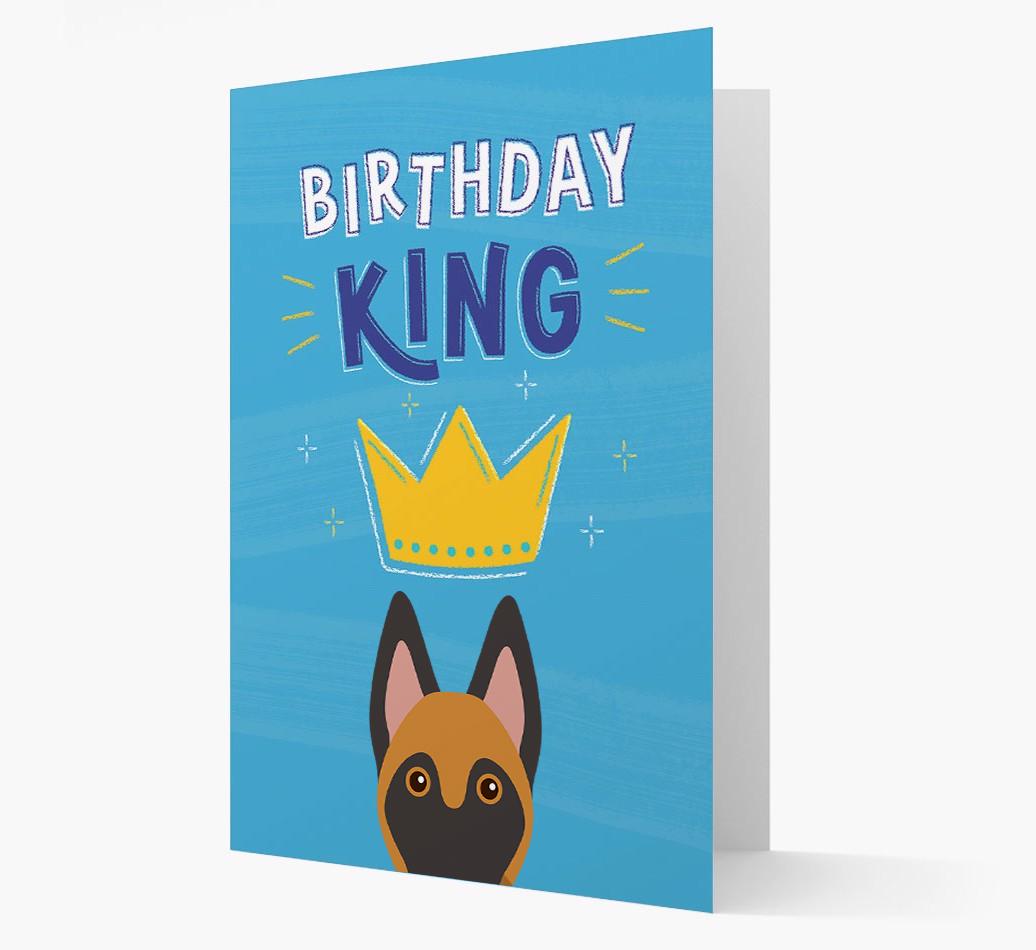 Birthday King: Personalized {breedFullName} Card