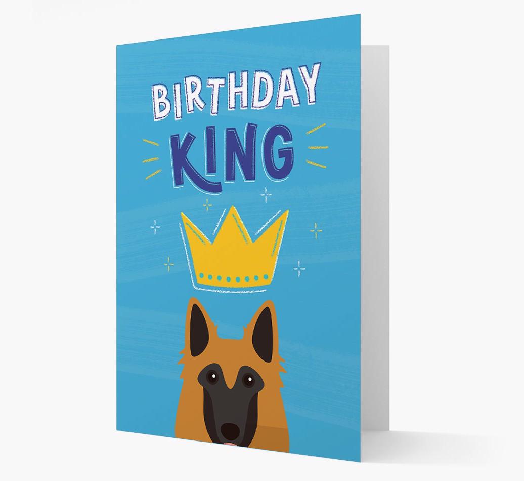 Birthday King: Personalized {breedFullName} Card