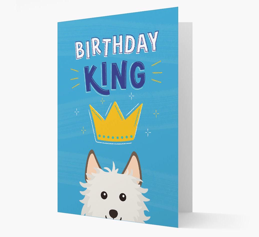 Birthday King: Personalized {breedFullName} Card