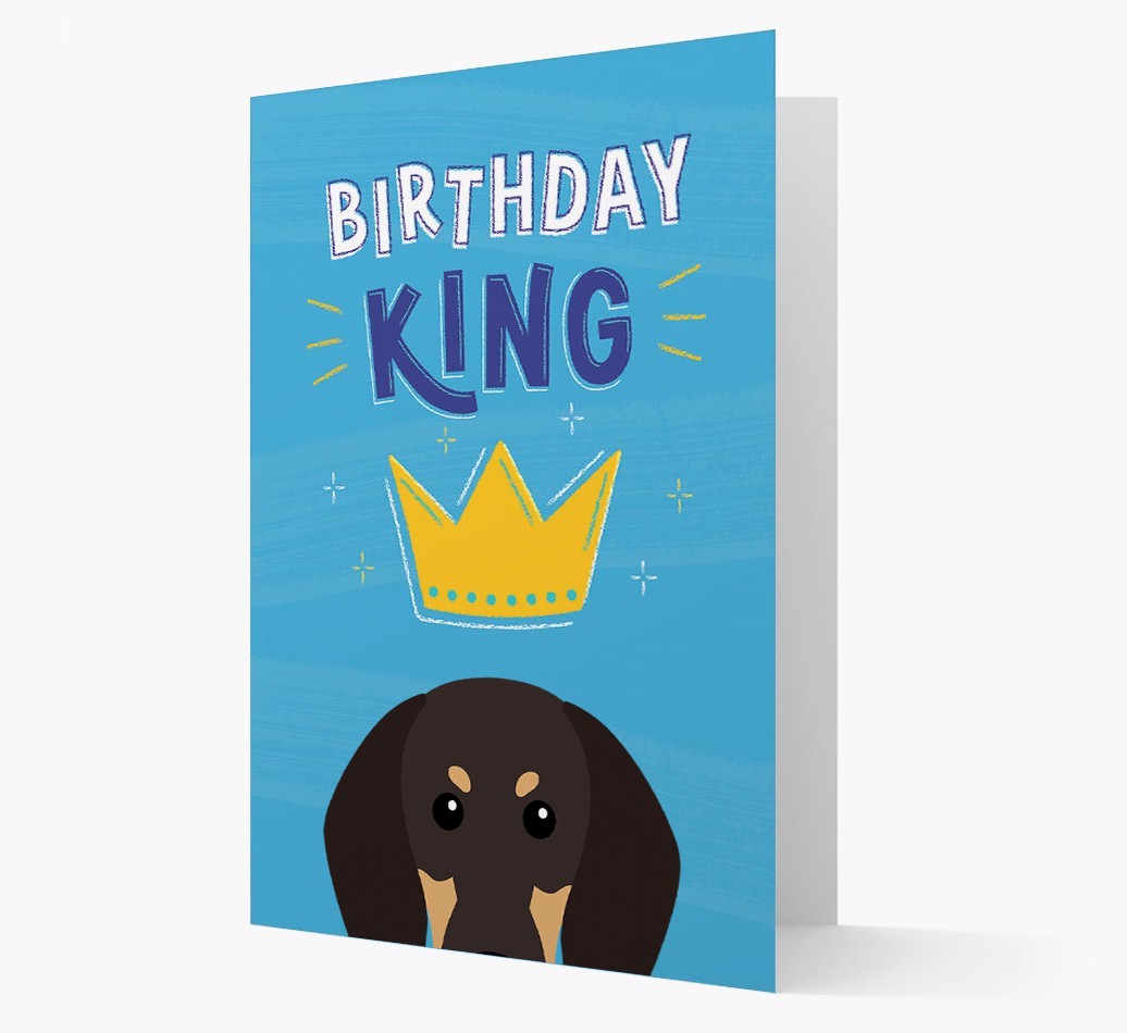 Birthday King: Personalized {breedFullName} Card