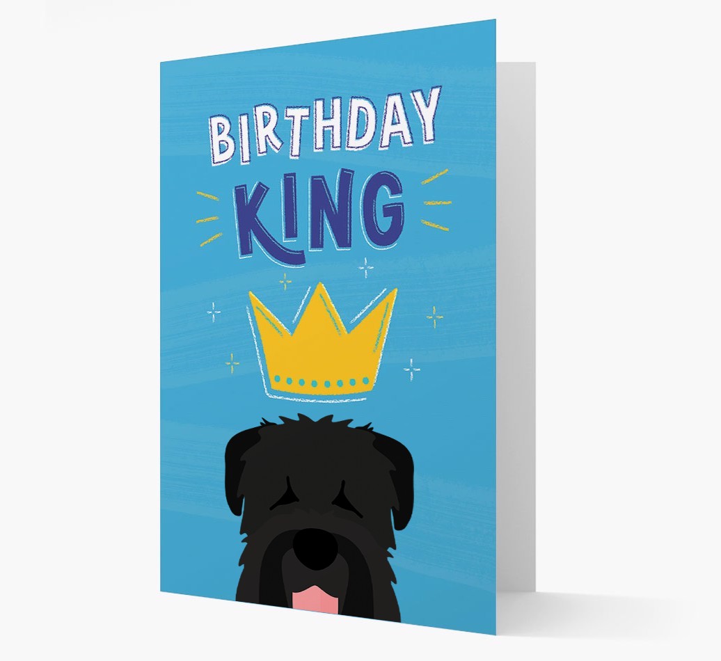 Birthday King: Personalized {breedFullName} Card
