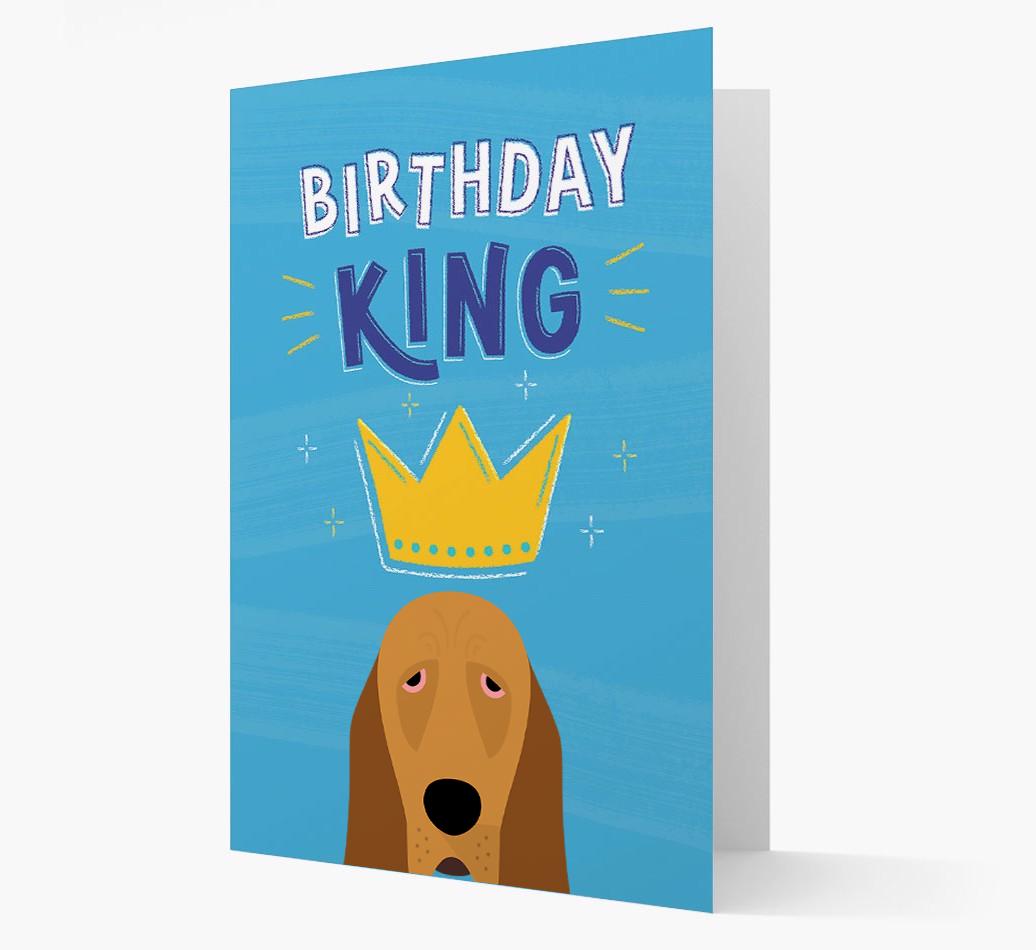 Birthday King: Personalized {breedFullName} Card
