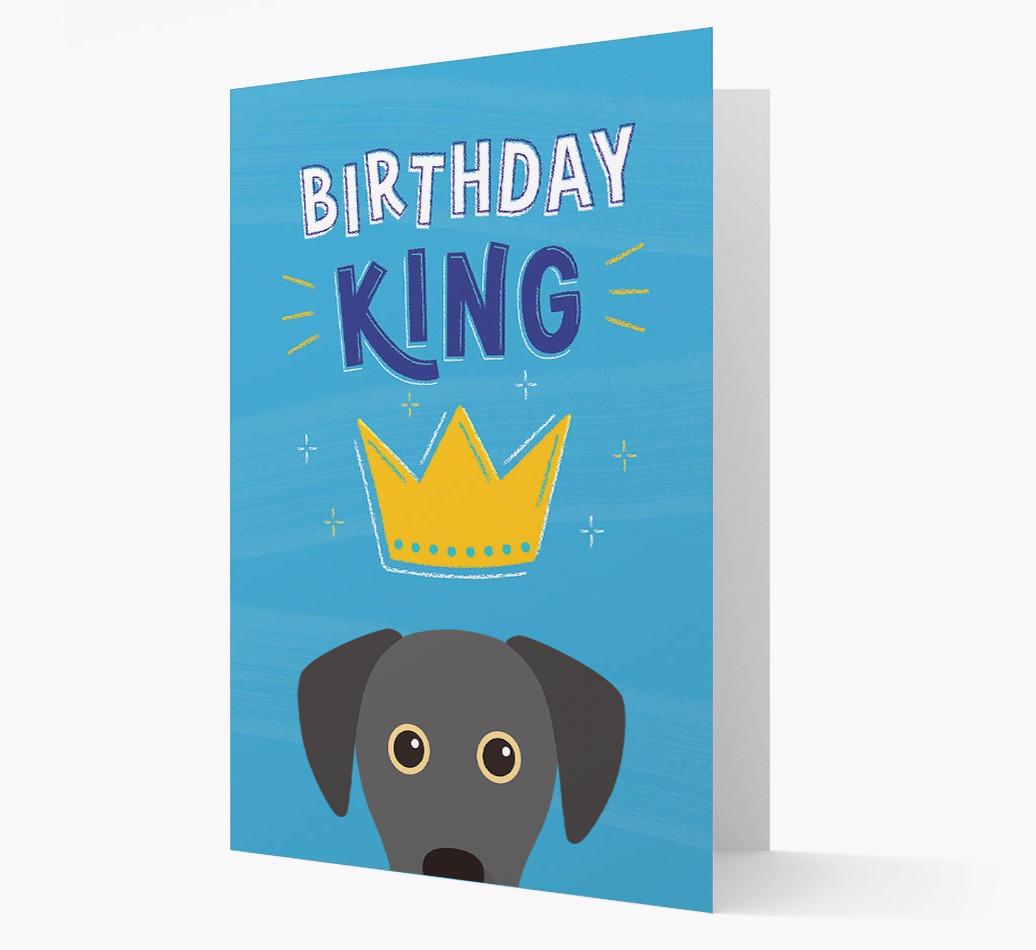Birthday King: Personalized {breedFullName} Card