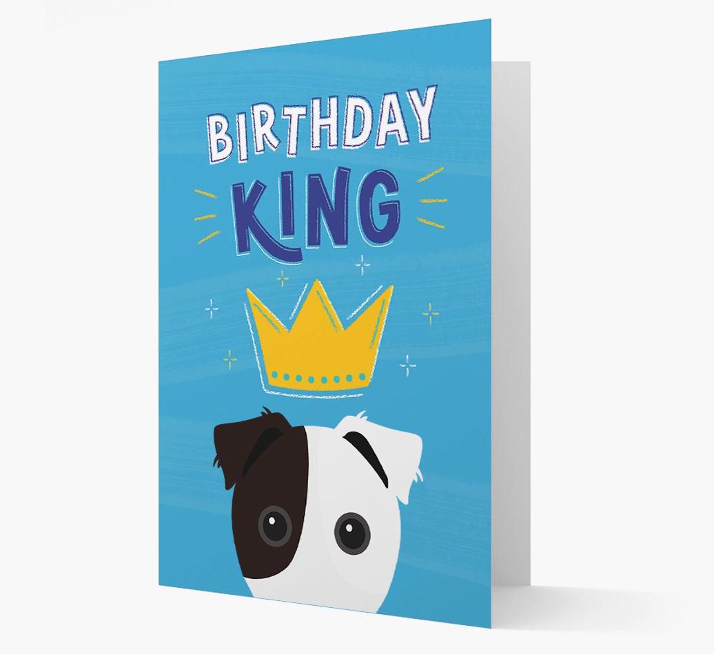 Birthday King: Personalized {breedFullName} Card