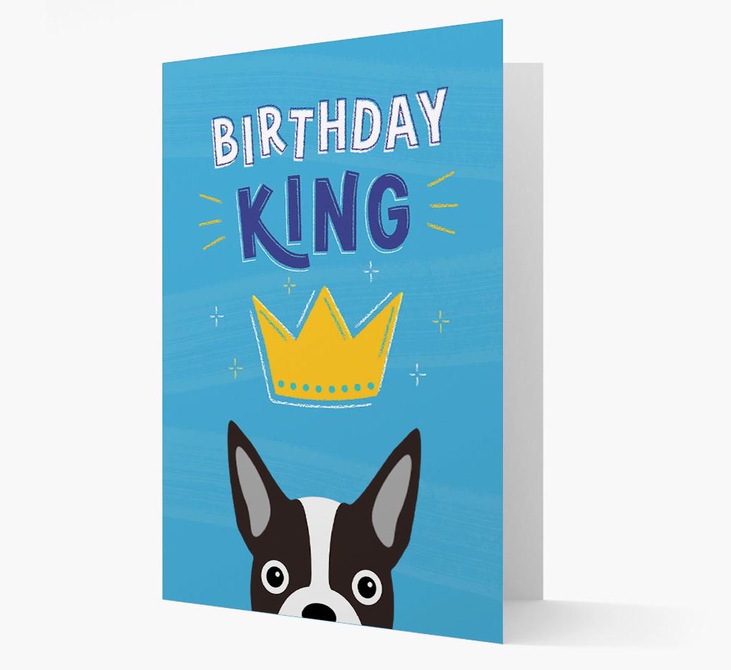 Birthday King: Personalized {breedFullName} Card